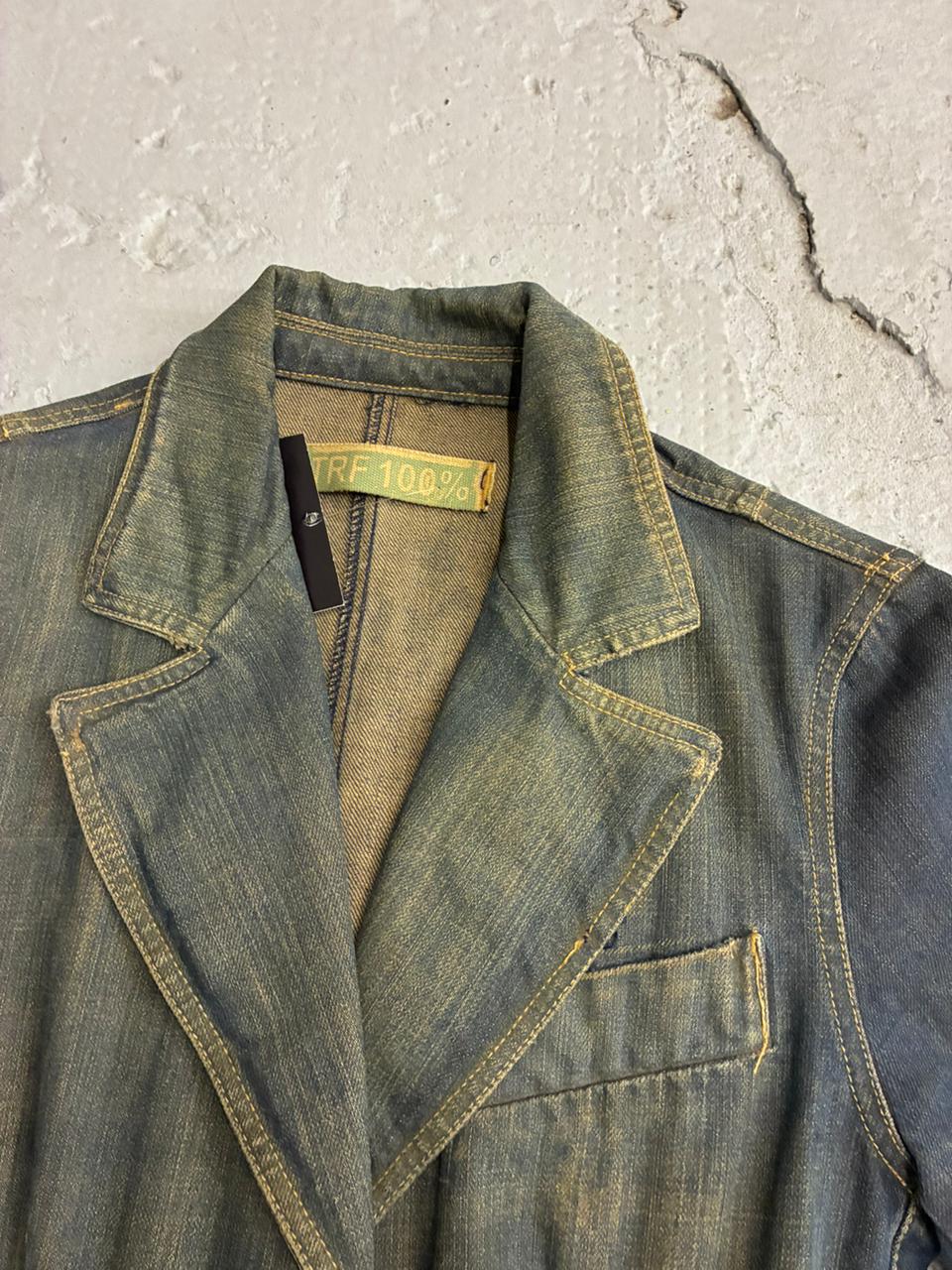 blazer denim oxido TRF