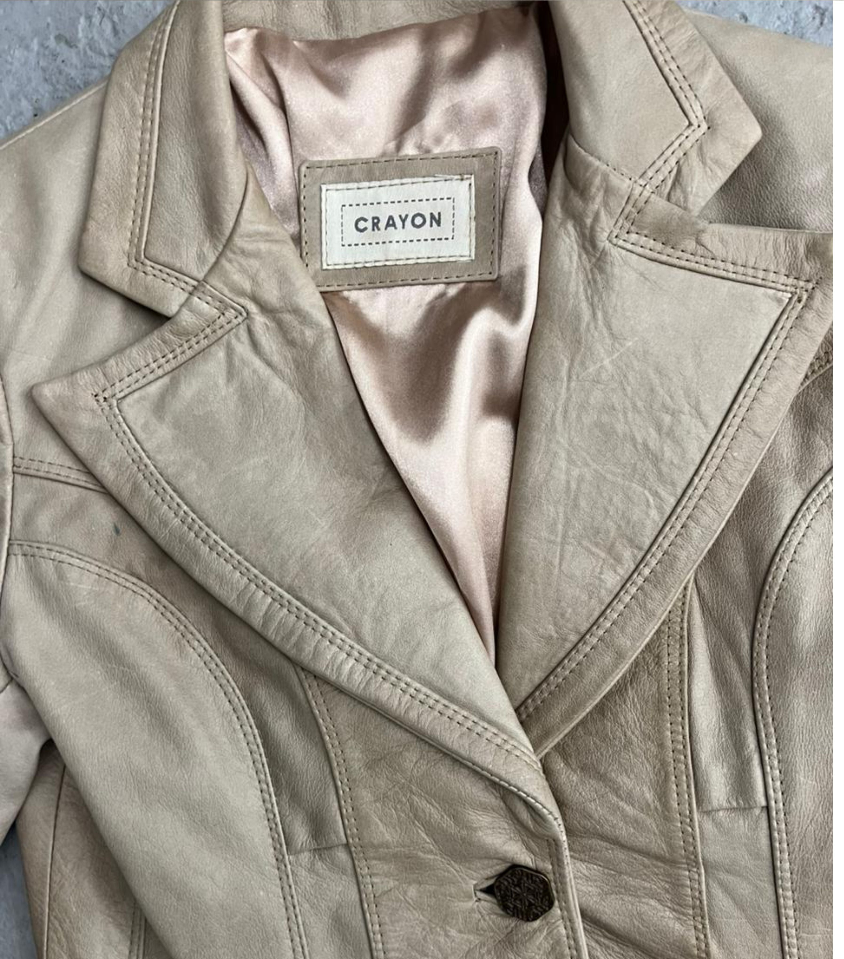 Campera cuero Crayon