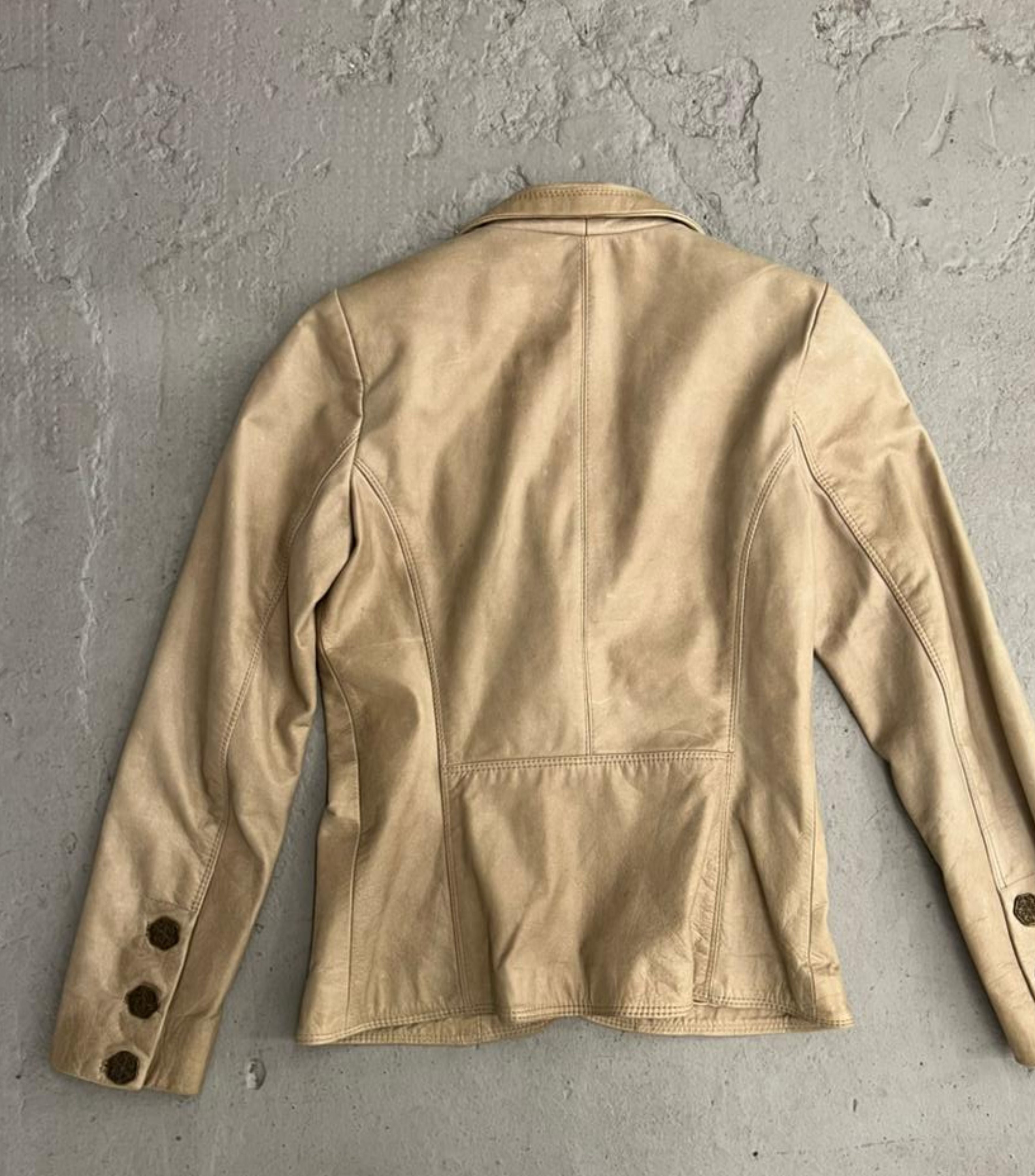 Campera cuero Crayon