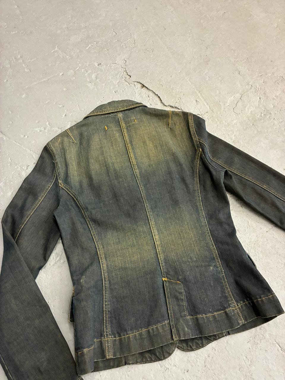 blazer denim oxido TRF