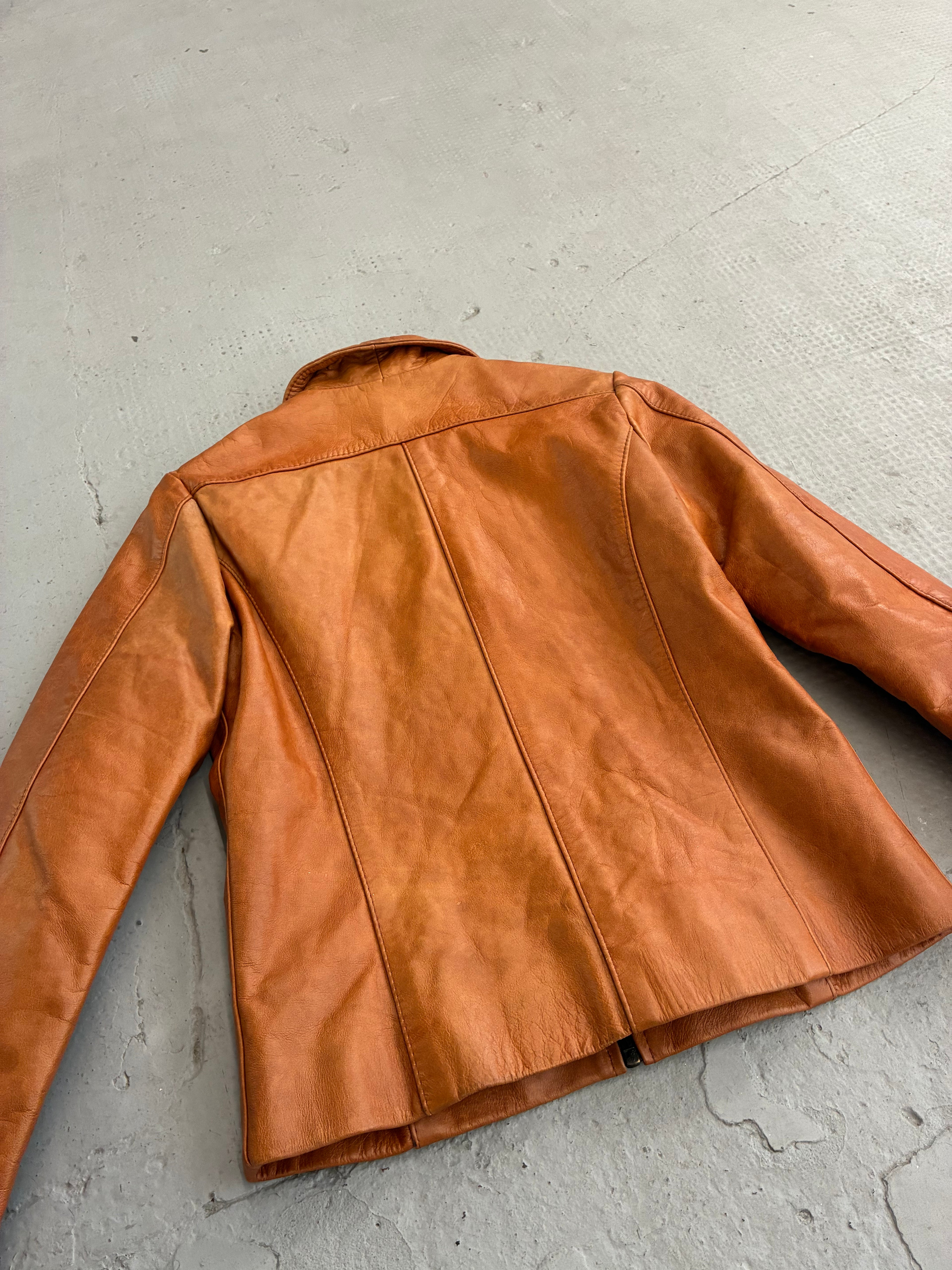 Campera cuero camel RG