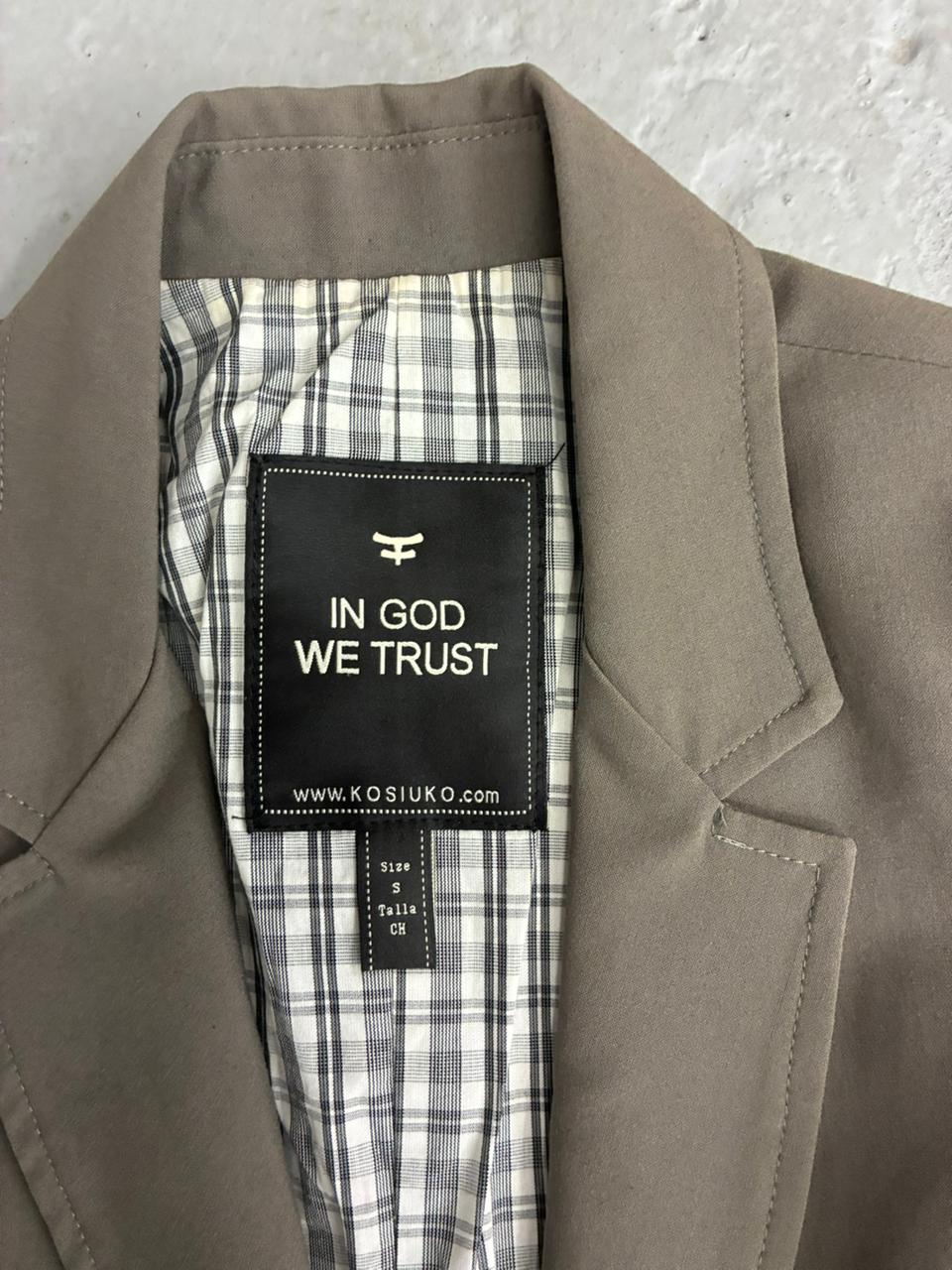 Blazer Kosiuko in god we trust