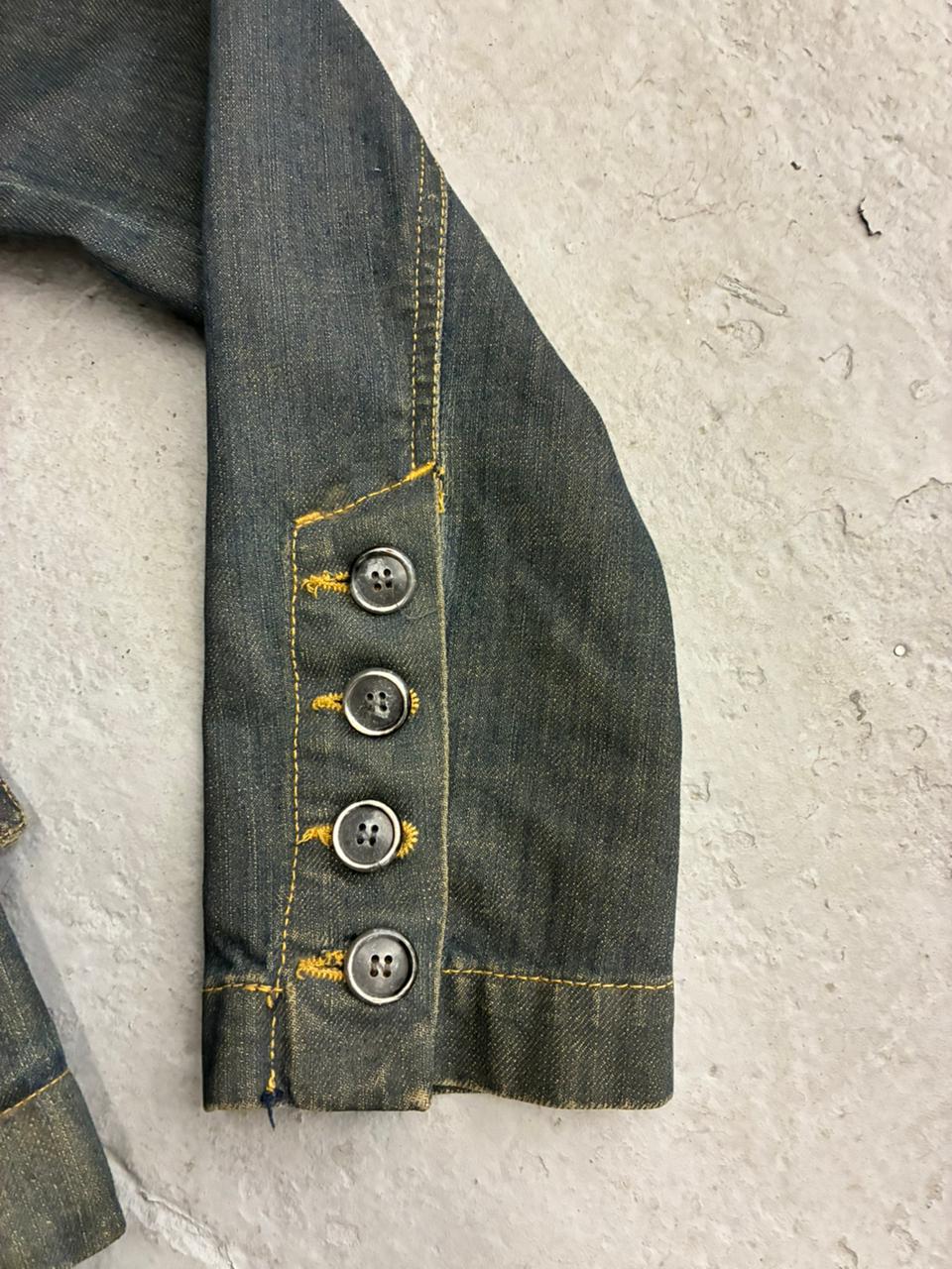 blazer denim oxido TRF